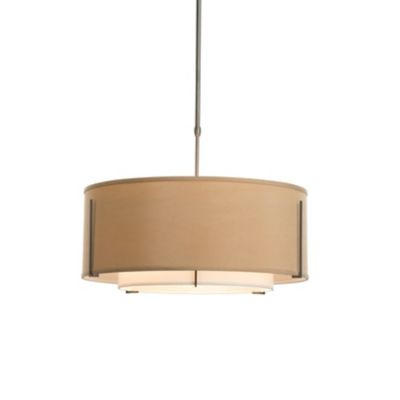 Exos Double Shade Suspension- Medium by Hubbardton Forge - Starlight Lighting USA and Canada